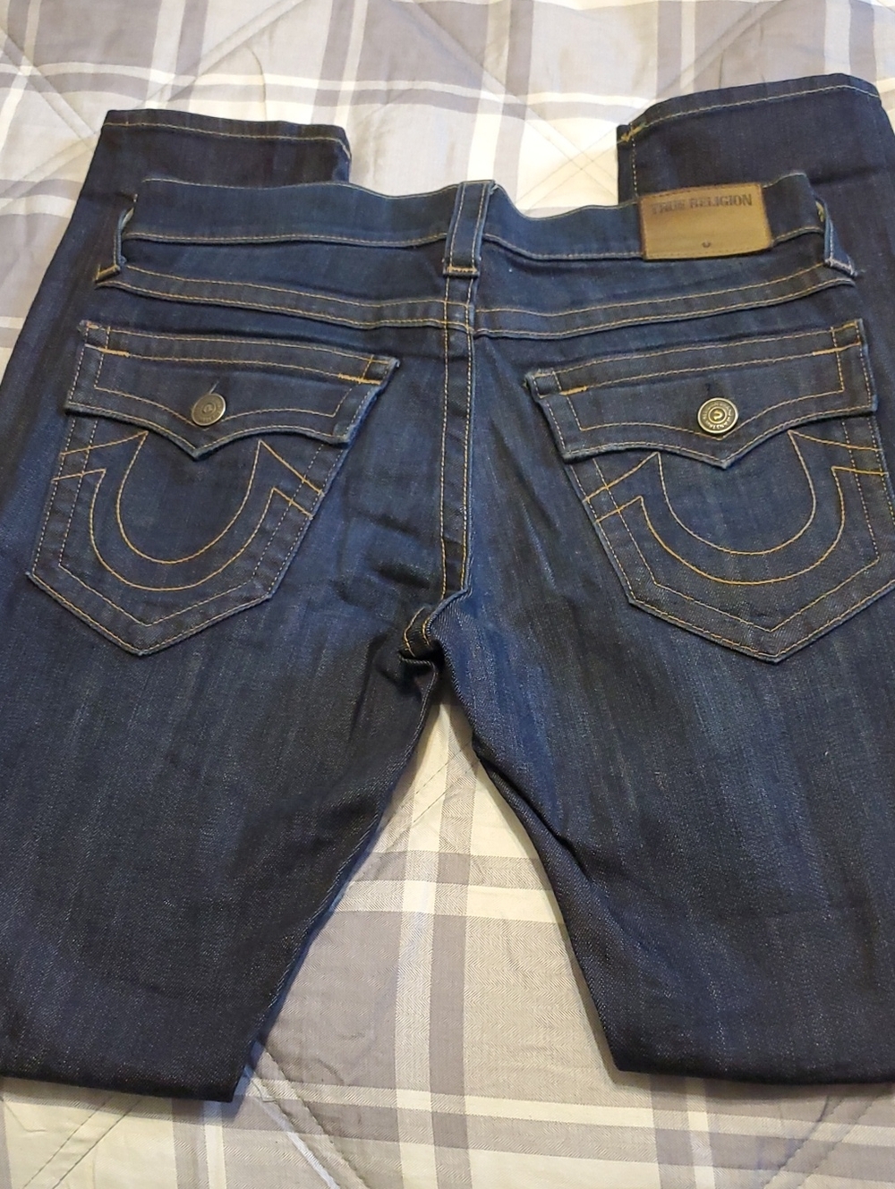 True Religion Indigo Blue Back-Pocket Jeans 28